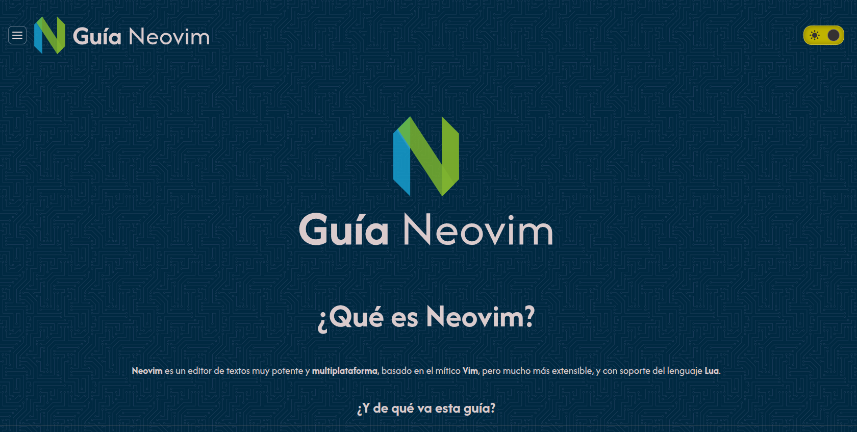 Guía Neovim